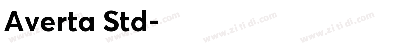 Averta Std字体转换